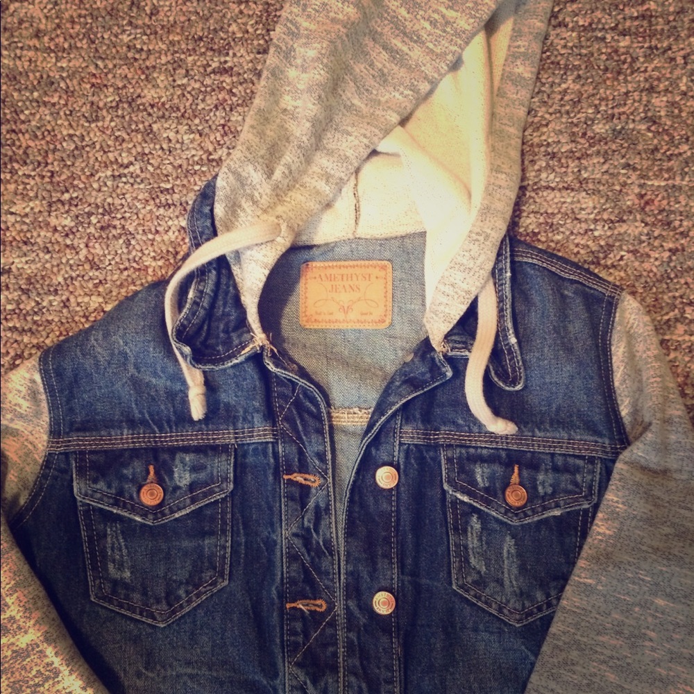 Jean Jacket w/ Hood!